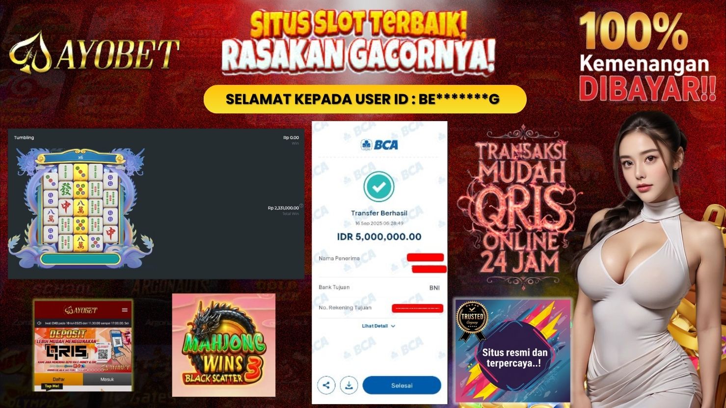 AYOBET JACKPOT SLOT MAHJONG WINS 3 BLACK SCATTER